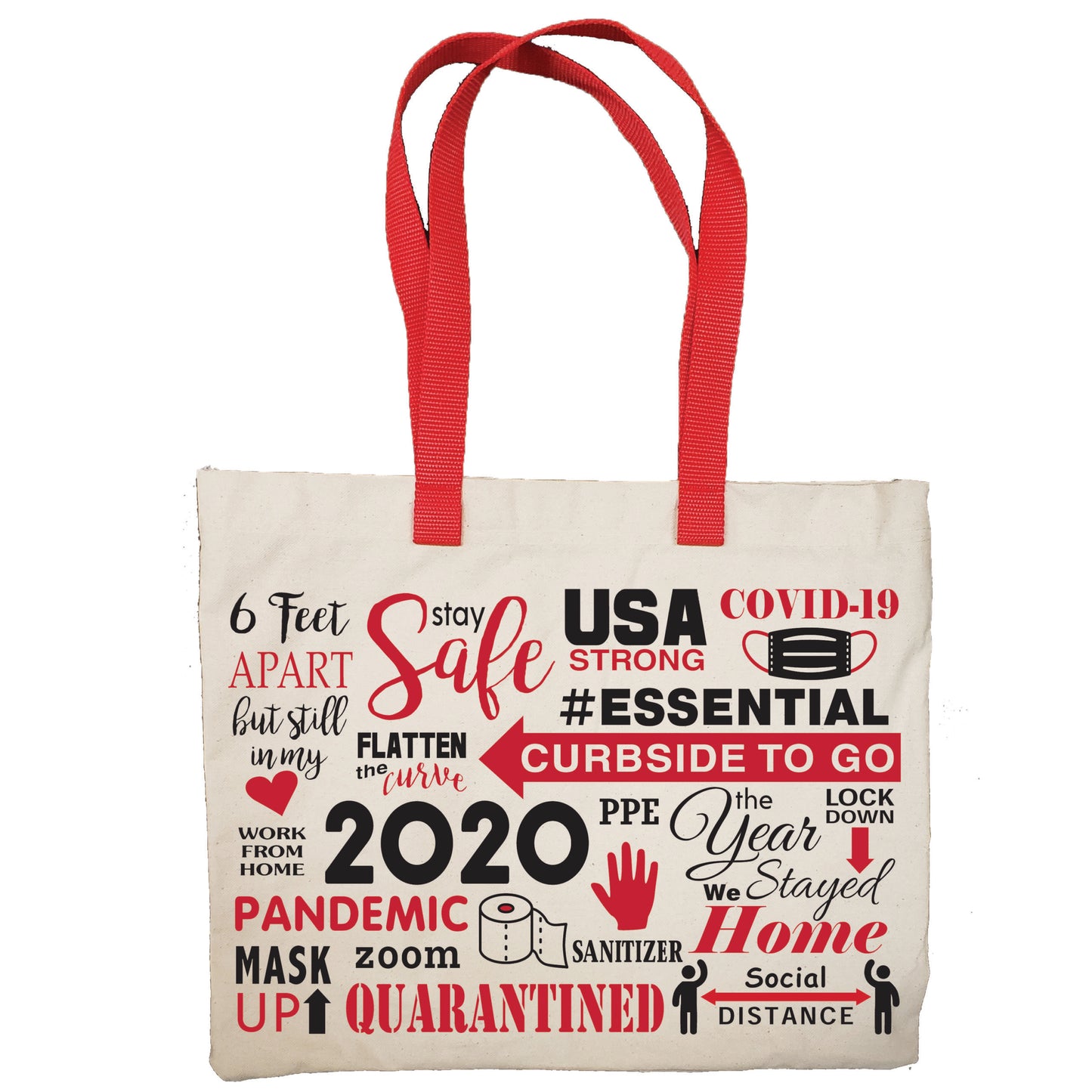 2020 Year-in-Review Tote Bags
