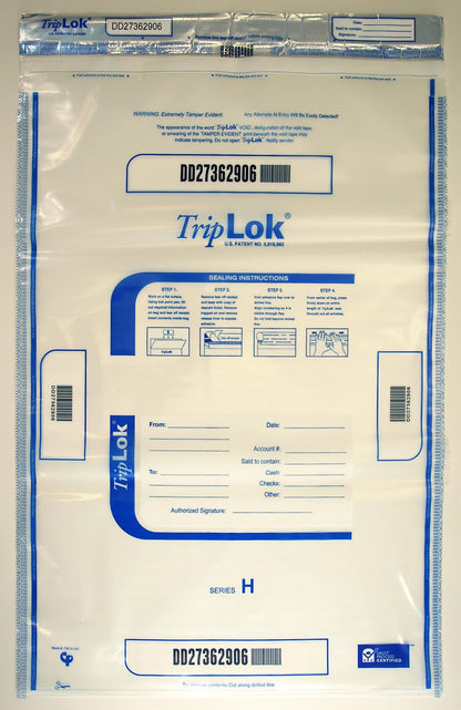 TripLok® Tamper Evident Bags